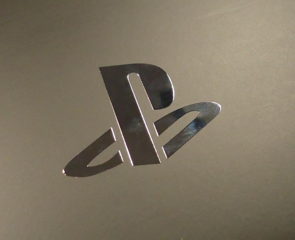 PlayStation metal sticker