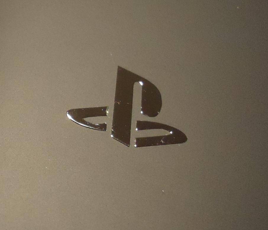 PlayStation metal sticker