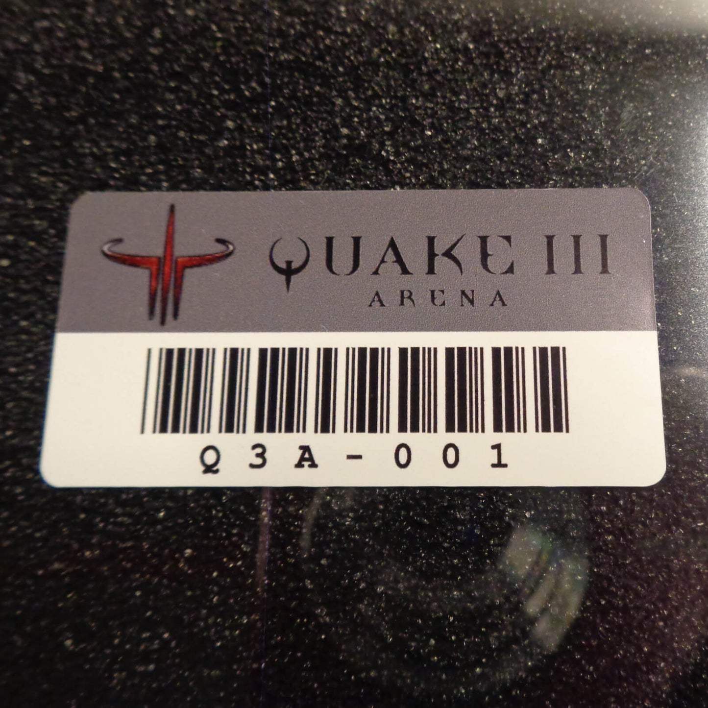 Quake 3 asset tag Sticker