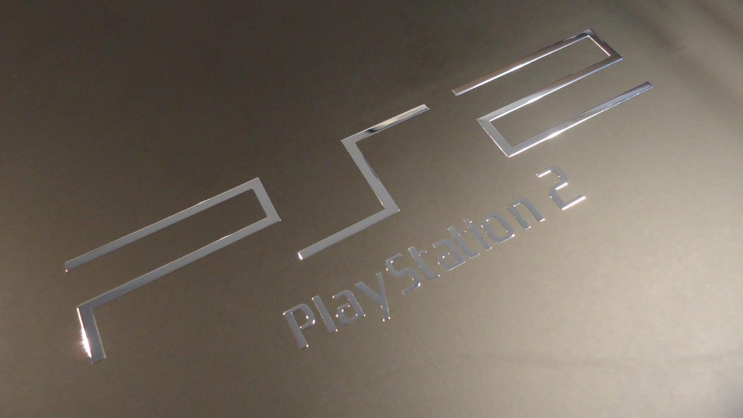 PlayStation 2 Silver logo sticker
