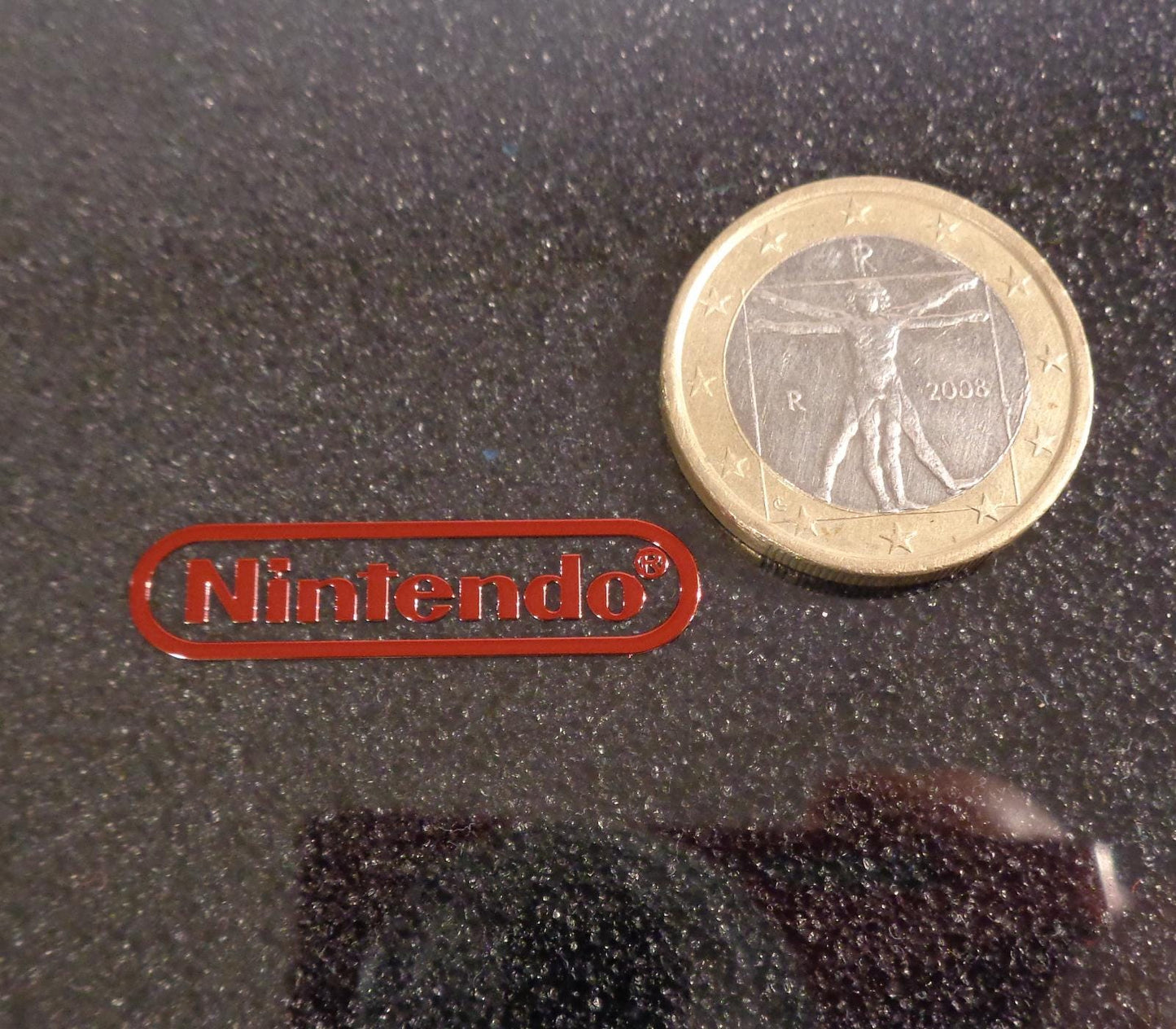 Sticker Nintendo Lgo Console Label Badge 30mm x 7mm [173b]
