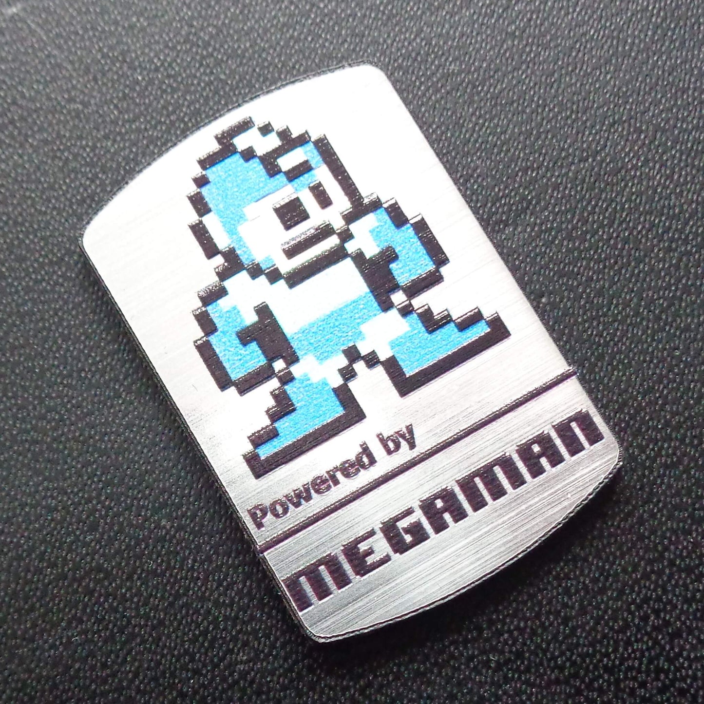 Mega Man Rockman 8-bit NES Nintendo Logo Label Decal Case Badge [429d]