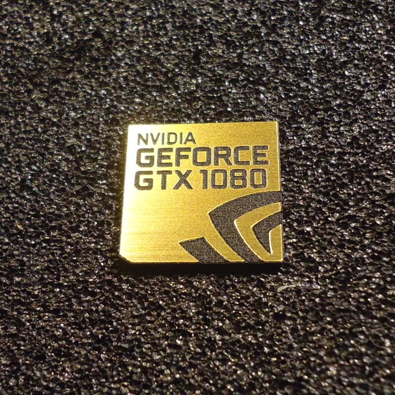 Sticker Nvidia GEFORCE GTX 1080 PC Logo Label Decal Case Laptop Badge [427e]