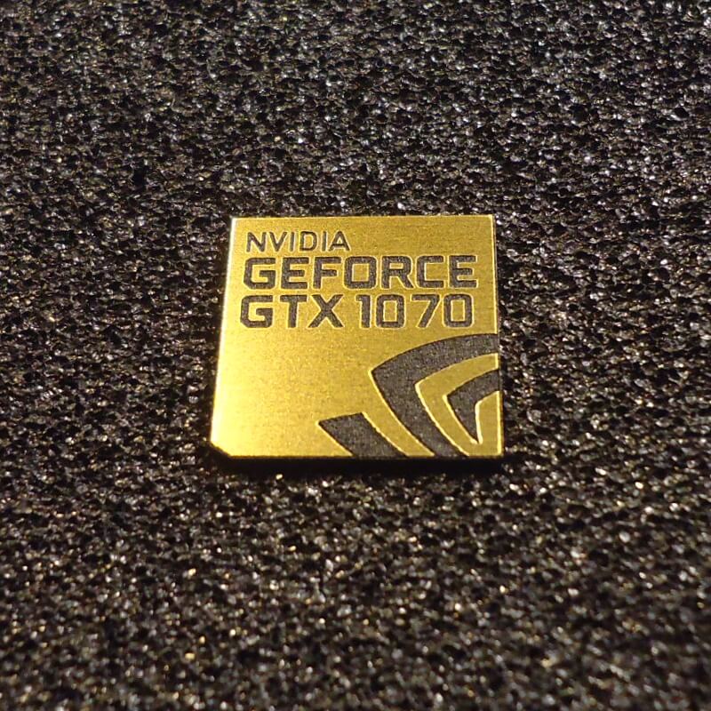 Sticker Nvidia GEFORCE GTX 1070 PC Logo Label Decal Case Laptop Badge [427d]
