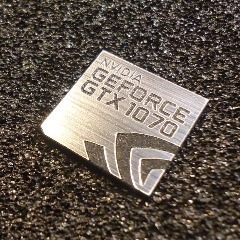 Sticker Nvidia GEFORCE GTX 1070 PC Logo Label Decal Case Laptop Badge [426d]