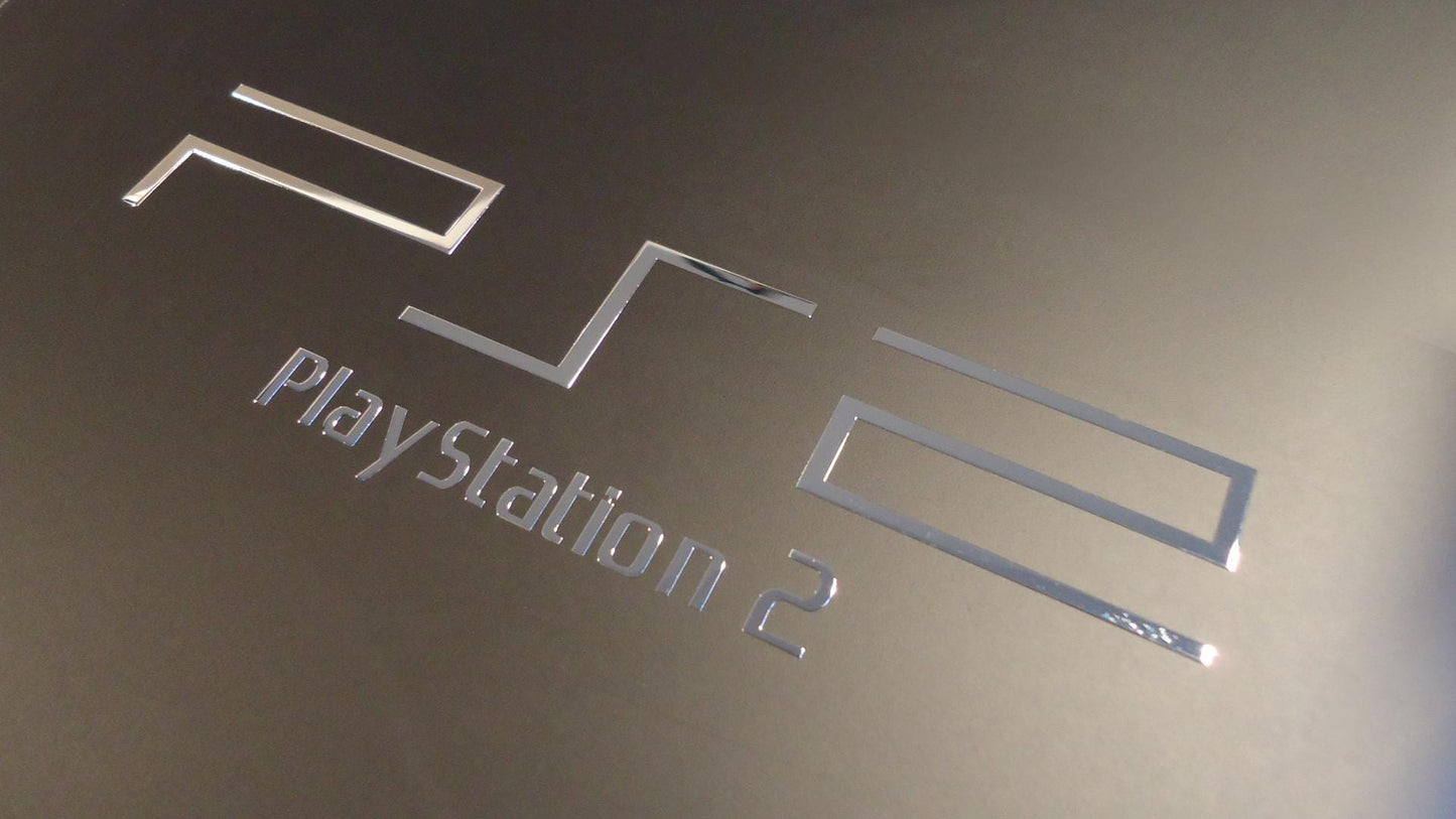 Sticker PlayStation 2 Silver Label / Aufkleber / Sticker / Badge / Logo 12,2 x 3,5cm [266]