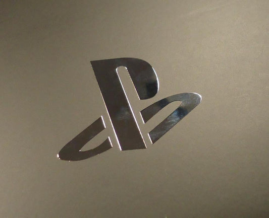 PlayStation metal sticker