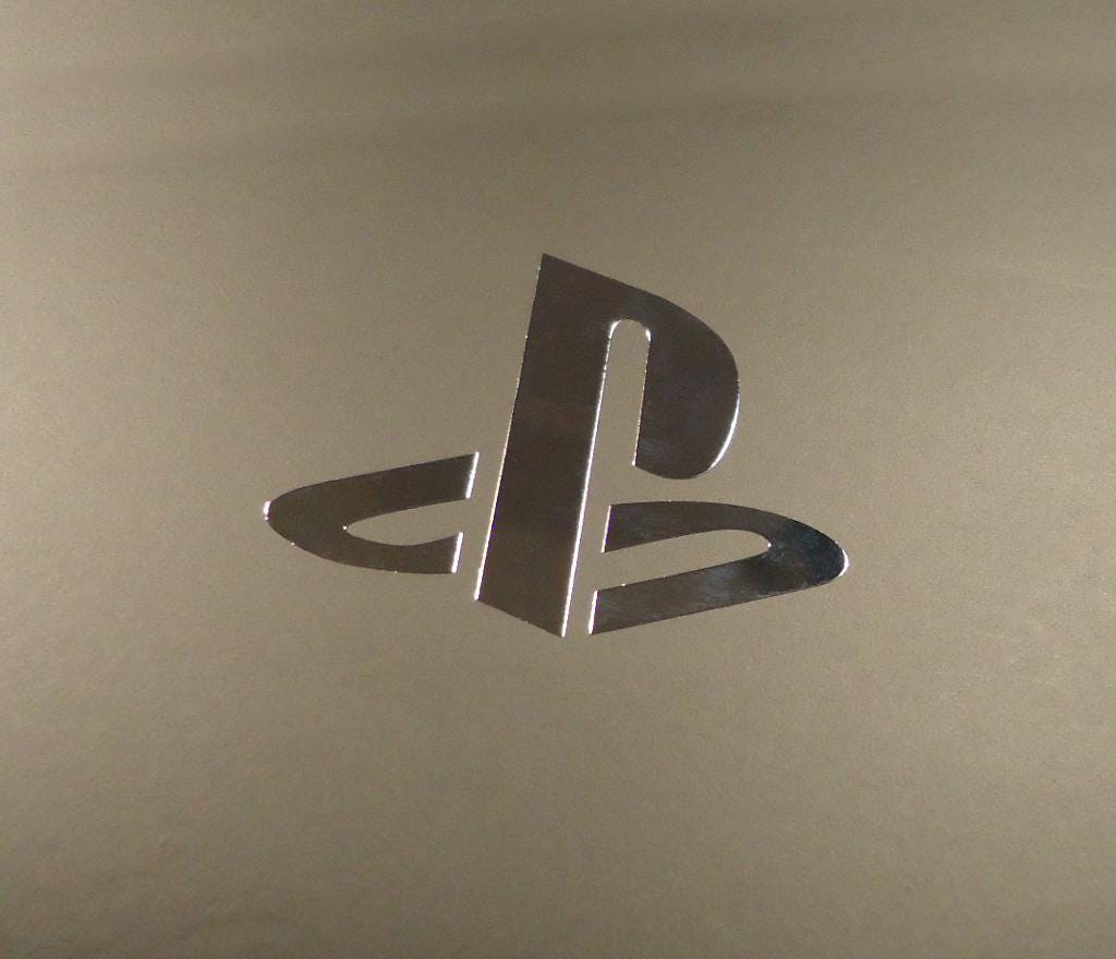 Sticker PlayStation Label Badge Logo 3.5cm x 2.7cm [165b]