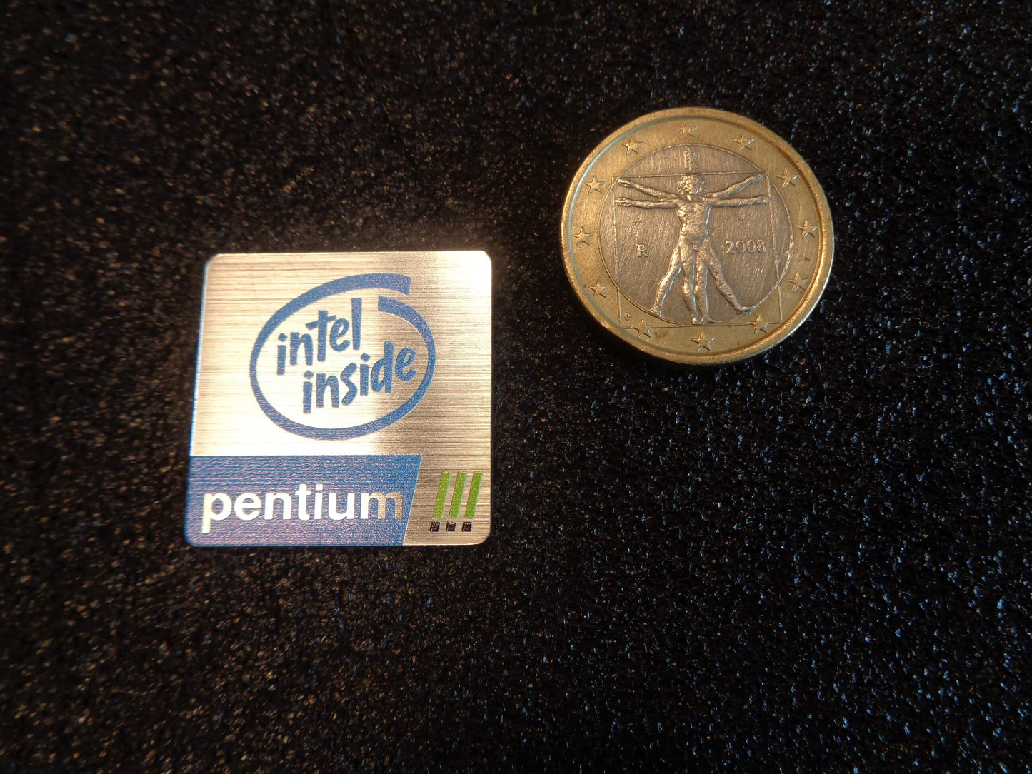 Sticker Intel Pentium III Retro PC Logo Label Decal Case Badge [499]