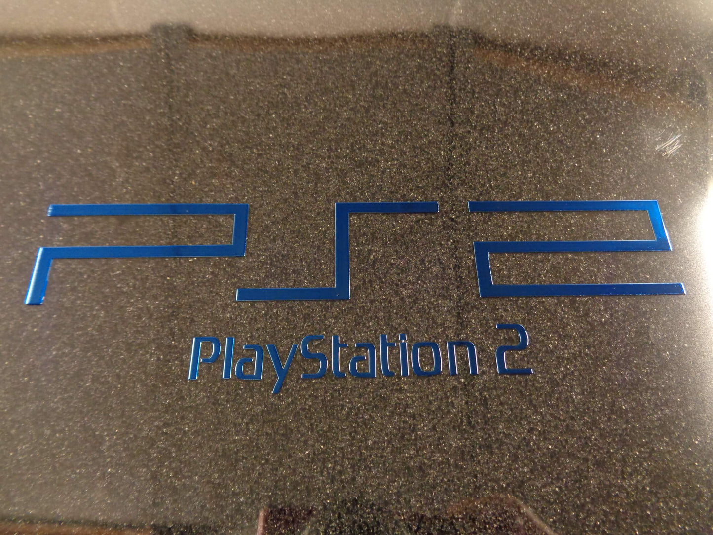 Sticker PlayStation 2 BLUE Label / Aufkleber / Sticker / Badge / Logo 12,2 x 3,5cm [266c]