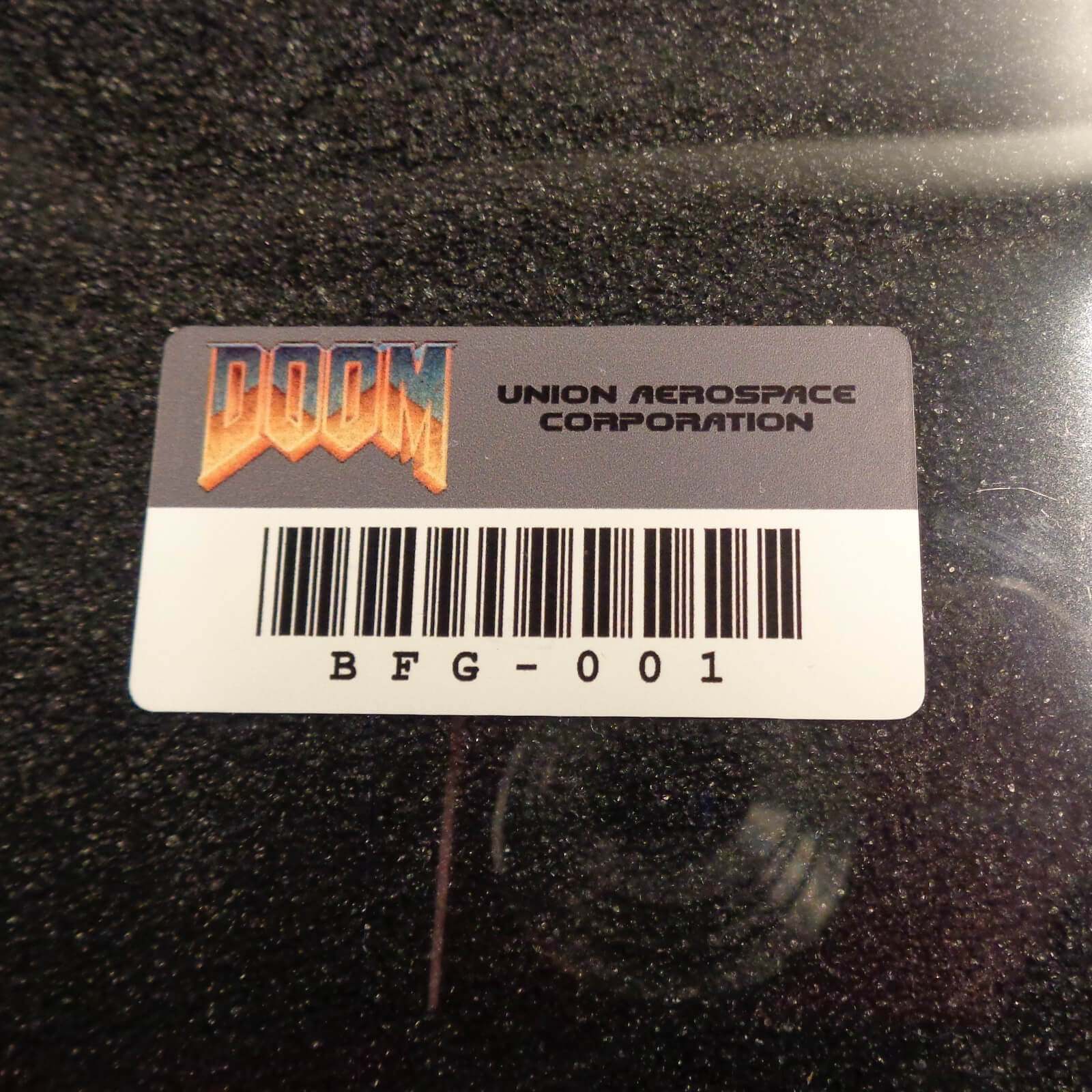 Doom asset tag Vinyl Sticker