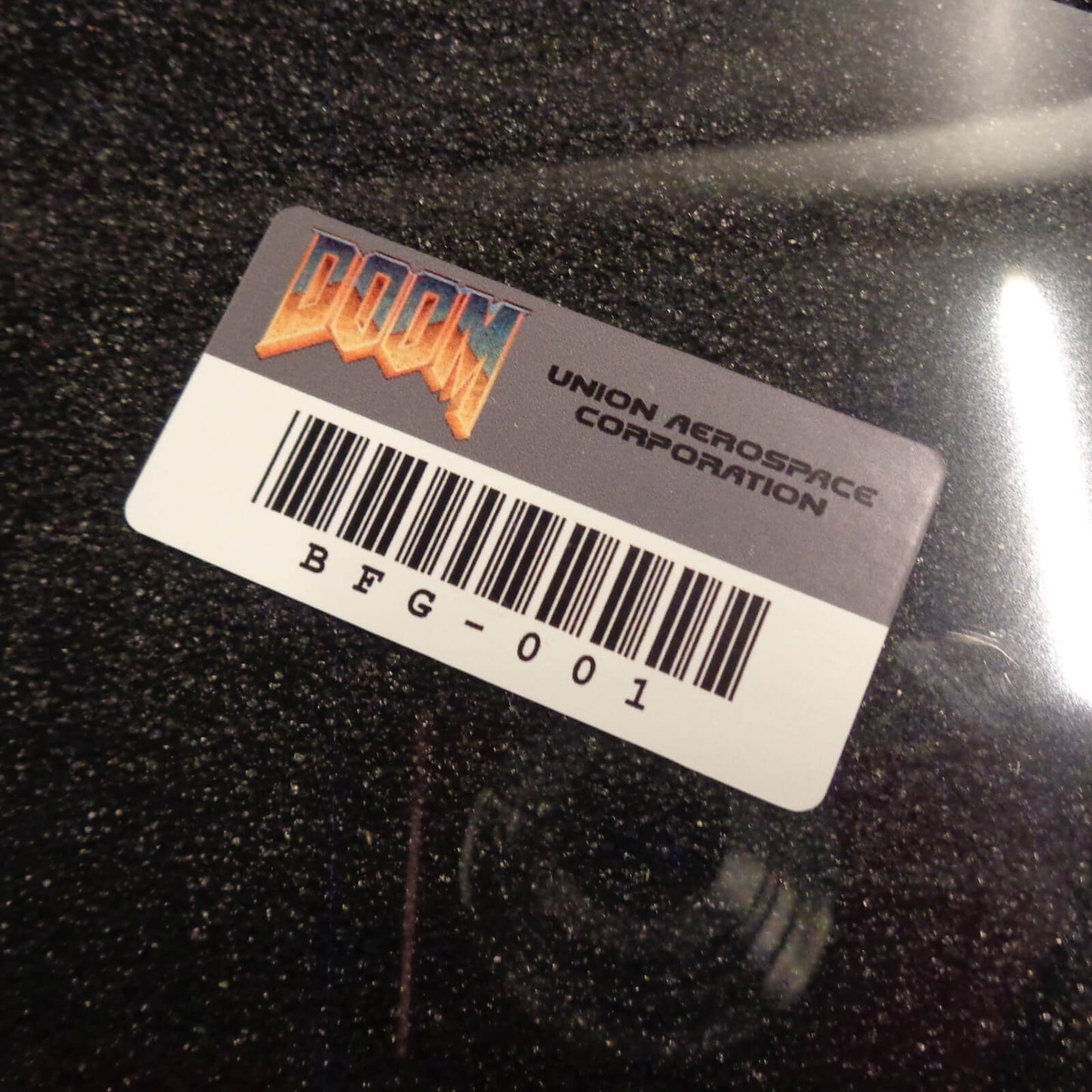 Doom asset tag Vinyl Sticker Case Logo Label Decal Sticker Badge 2x1 in [819]