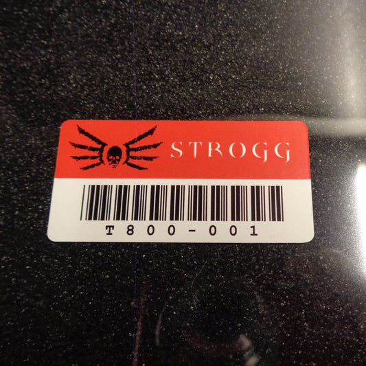 Quake Strogg asset tag Sticker