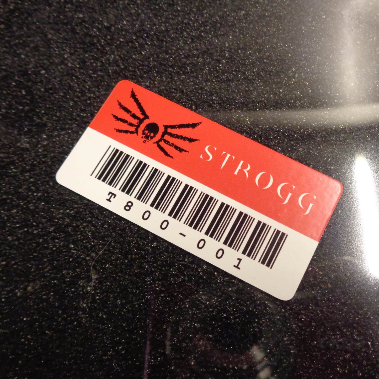 Sticker Quake Strogg asset tag Case Logo Label Decal Badge 2x1 in [822]