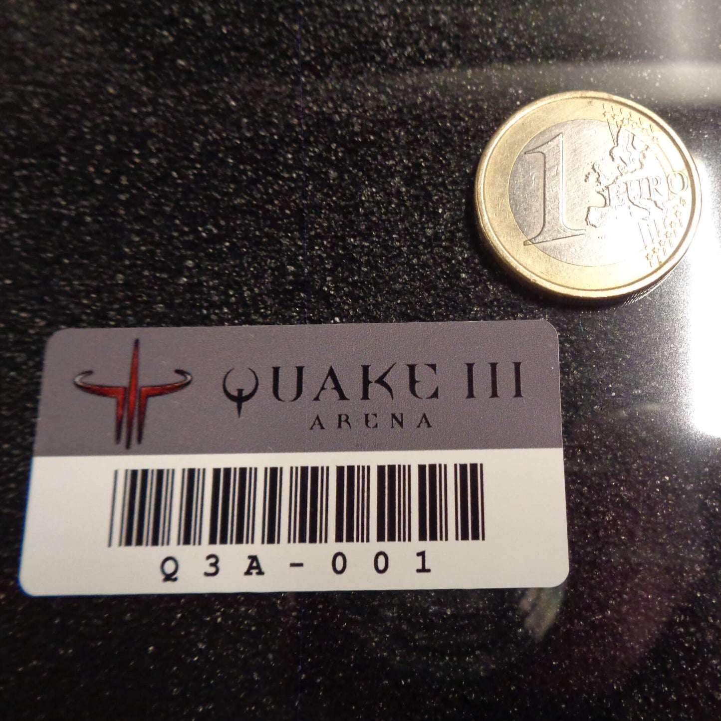 Sticker Quake 3 asset tag Case Logo Label Decal Badge 2x1 in [825]