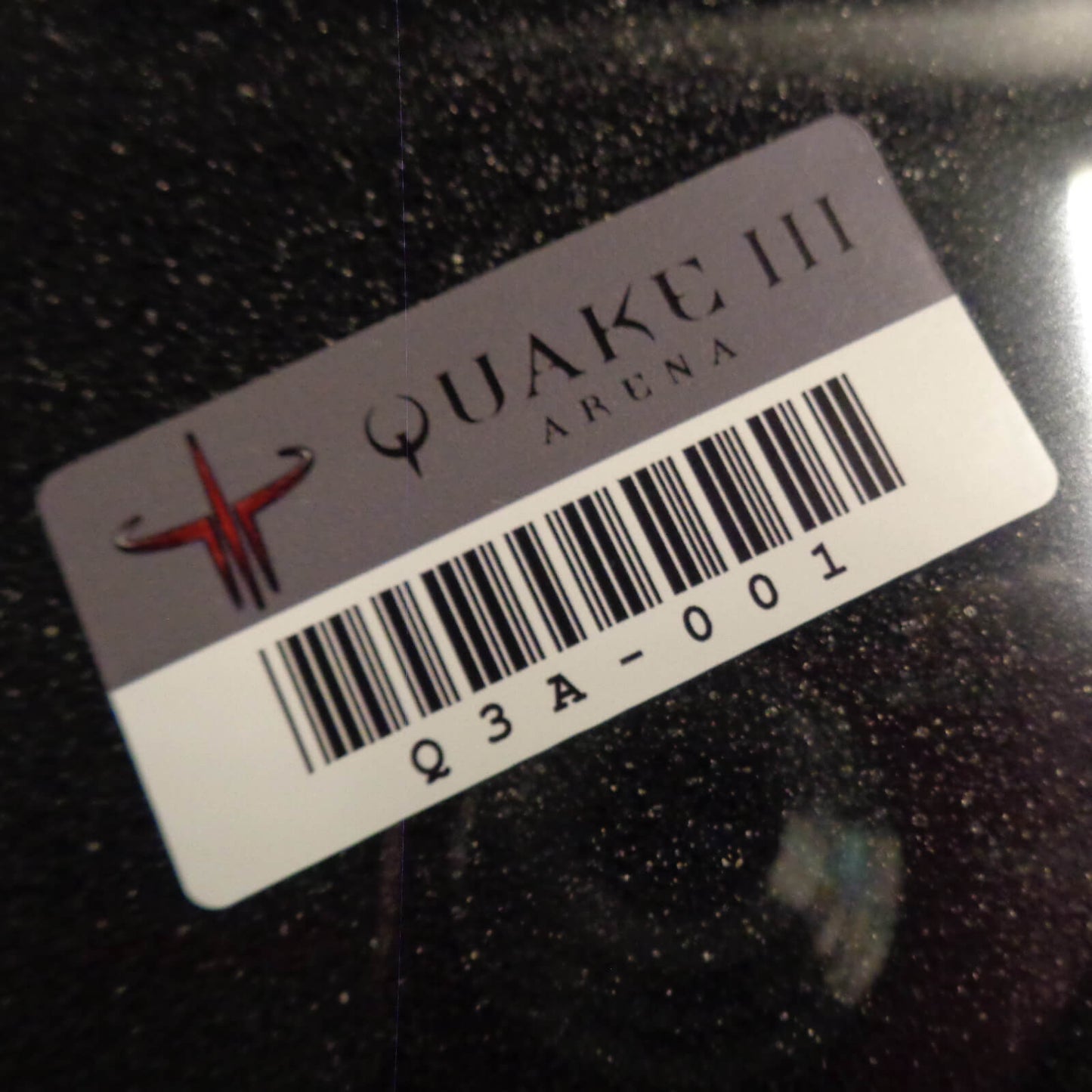 Sticker Quake 3 asset tag Case Logo Label Decal Badge 2x1 in [825]