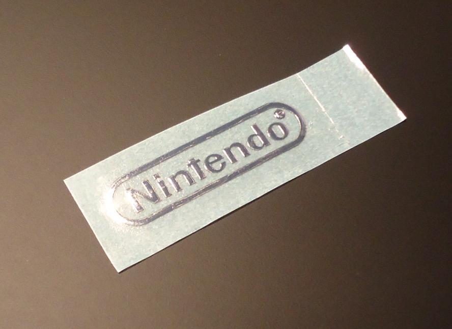 Sticker Nintendo Label / Aufkleber / Sticker / Badge / Logo 22mm x 5mm [174]