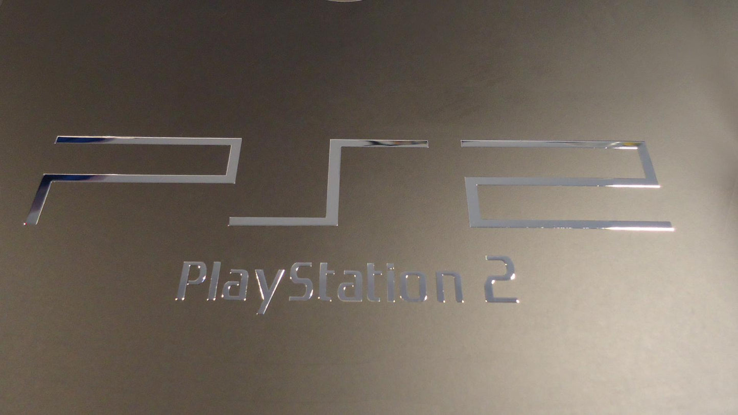 Sticker PlayStation 2 Silver Label / Aufkleber / Sticker / Badge / Logo 12,2 x 3,5cm [266]